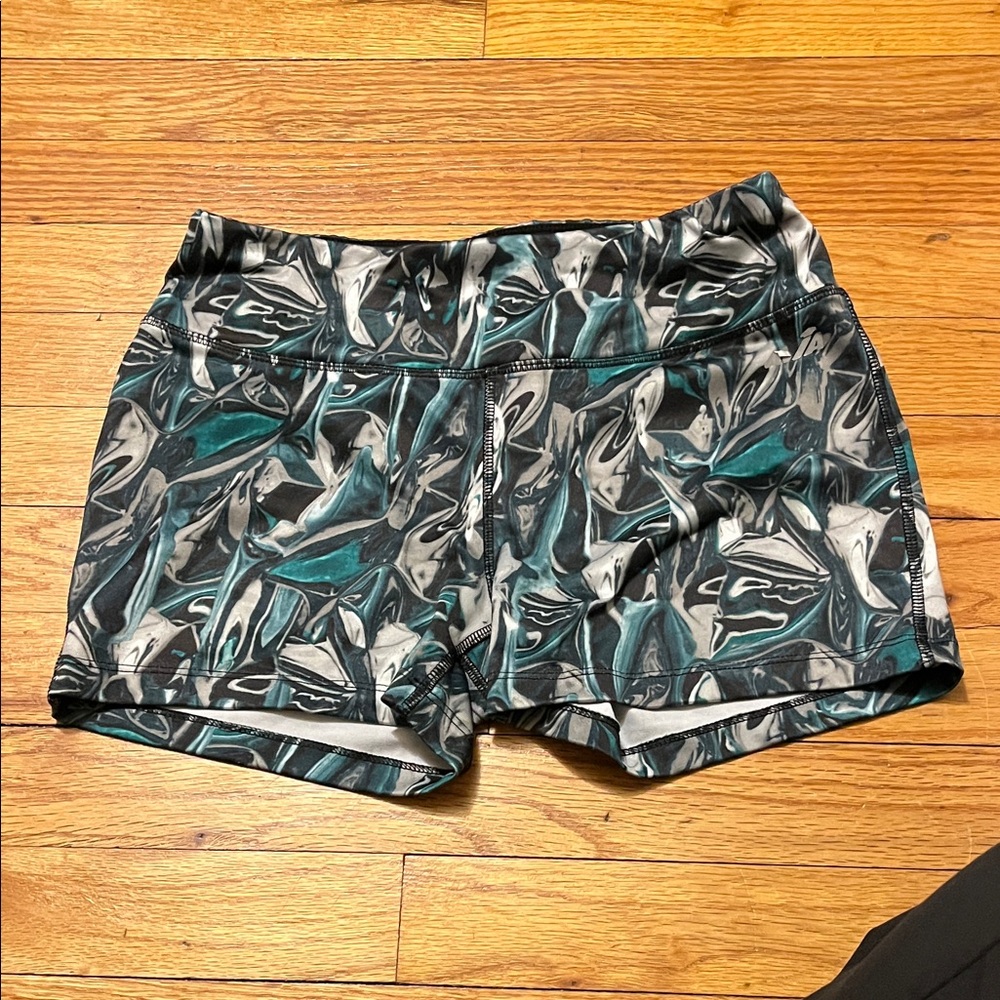 Avia Women's Athletic Shorts - Black, Gray, and Green